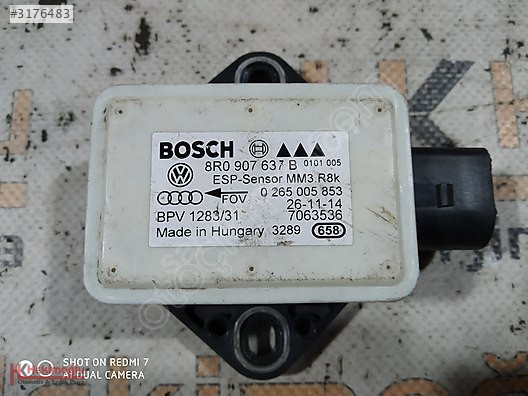 VW AUDİ A4 A5 Q5 ESP SENSÖRÜ BEYNİ 8R0 907 637 B 8R0907637B