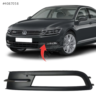 3G0854661A VW PASSAT 15-18 ÖN TAMPON SİS KAPAĞI KROMLU SOL