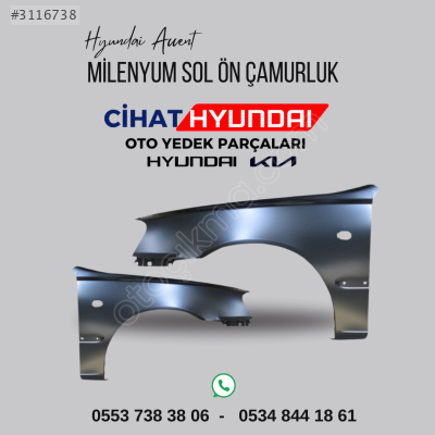 MİLENYUM SOL ÖN ÇAMURLUK ACCENT SOL ÖN ÇAMURLUK