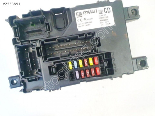 Opel Corsa D Sigorta Kutusu 13265077 Garantili Orijinal Çıkma