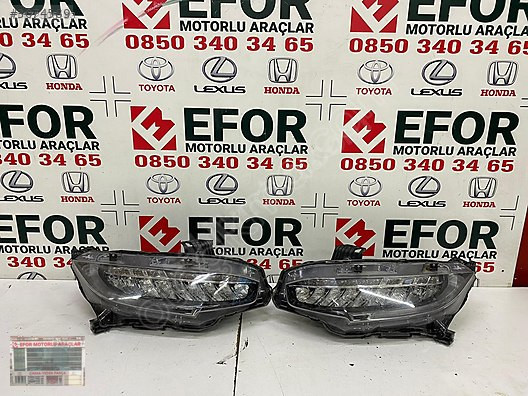 HONDA CIVIC FC5 ÇIKMA YAN SANAYİ SAĞ SOL FAR 16-21