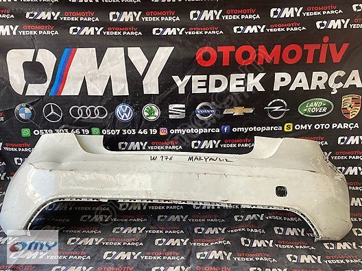 MERCEDES W176 A SERİSİ MAKYAJSIZ ARKA TAMPON OMY OTO'DAN