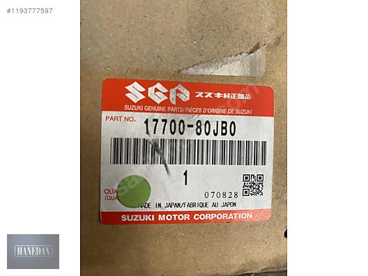 SUZUKİ SX4 MOTOR RADYATÖRÜ 17700-80JB0