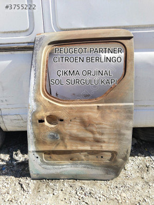 PEUGEOT PARTNER CİTRÖEN BERLİNGO ÇIKMA ORJİNAL SOL SÜRGÜLÜ KAPI