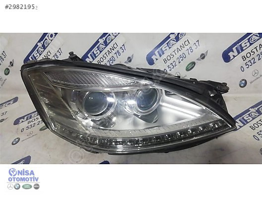 MERCEDES S SERİSİ W221 KASA SAĞ FAR MAKYAJLI XENON DOLU ORJ