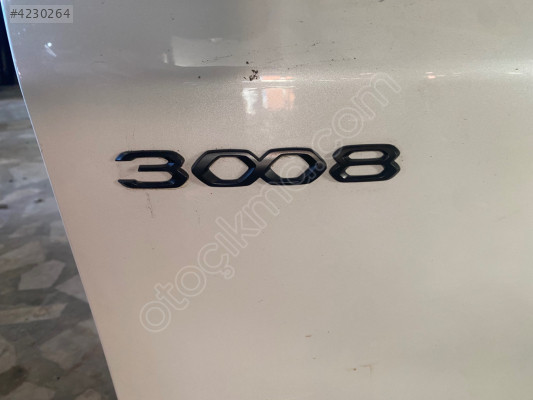 Peugeot 3008 Bagaj Yazısı