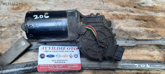 PEUGEOT 206 ÖN CAM SİLECEK MOTORU