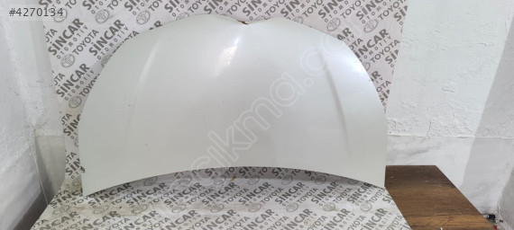 TOYOTA YARİS 2013 2018 ÖN KAPUT ÇIKMA ORJİNAL SEDEFLİ BEYAZ