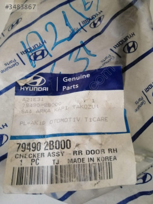 79490 2B000 HYUNDAI SANTA FE ARKA SAĞ KAPI TAKOZU