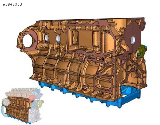 yarım sarı motor  9L EURO 3 DOLU FORD CARGO 1838 - 4136