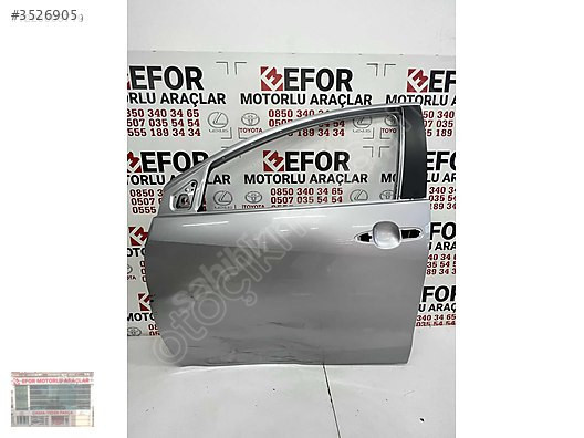 TOYOTA YARİS SOL ÖN KAPI ÇIKMA ORJİNAL YEDEK PARÇA