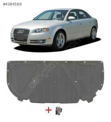 8E0863825AJ AUDİ A4 2005-2008 MOTOR KAPUT KEÇESİ KLİPSLİ