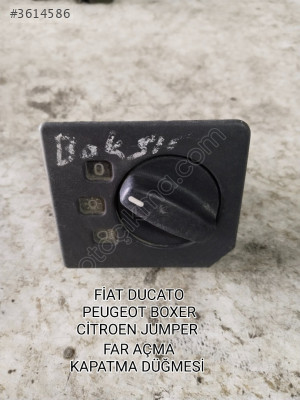 FIAT DUCATO BOXER JUMPER ORJİNAL FAR KONTROL DÜĞMESİ
