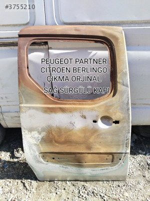PEUGEOT PARTNER CİTRÖEN BERLİNGO ÇIKMA ORJİNAL SAĞ SÜRGÜLÜ KAPI