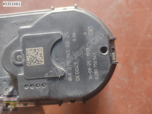 A 270 141 00 25 MERCEDES 274 2.0 GAZ KELEBEĞİ