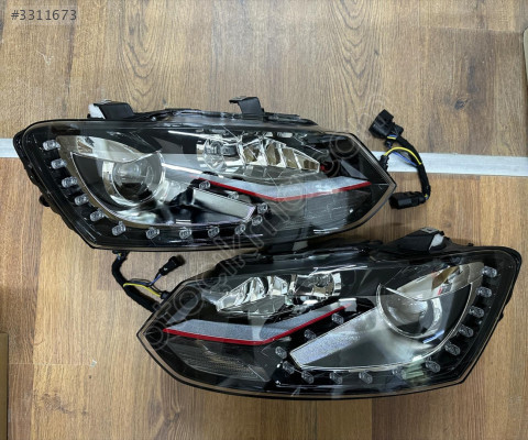 Vw Polo GTI Led BI-XENON Far Lambası Sağ Sol Set 2009>