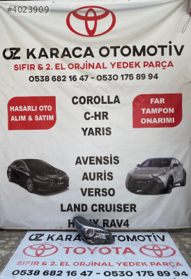 2014-2018 TOYOTA YARİS ÇIKMA ORJİNAL SAĞ ÖN FAR