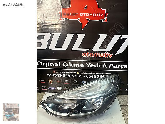 Renault clio 4 nikelajlı sol ön far