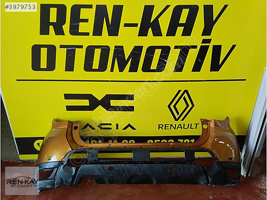 850222027R DACİA DUSTER 2017 ARKA TAMPON ÇIKMA ORJ ÇIKMA RENKAY
