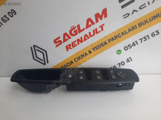 MEGANE 3 ÇIKMA CAM DÜĞME PANELİ KASALI TEK SOKET 809610016R