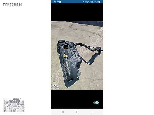 Citroën C4 yakıt deposu