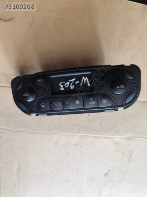 W203 KLİMA KONTROL PANELİ ORJİNAL ÇIKMA PARÇA