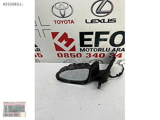 TOYOTA YARİS SOL AYNA ORJİNAL ÇIKMA YEDEK PARÇA 12-18 MODEL