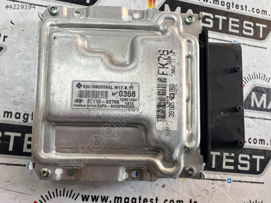 Hyundai I10 1.2 39110-03756 M17.9.11  MOTOR BEYNİ