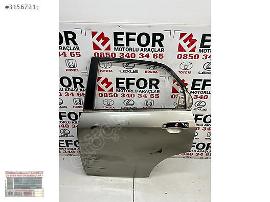 HONDA CİTY ORJİNAL ÇIKMA SOL ARKA KAPI 08-10