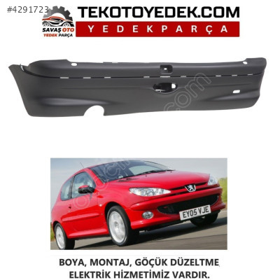 PEUGEOT 206 ARKA TAMPON 1998 1999 2000 2001 / KAMPANYA