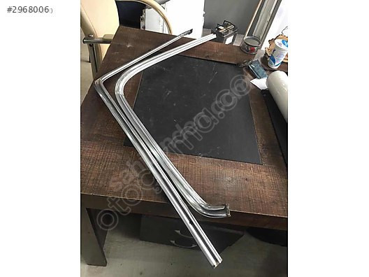 MERCEDES W116 ORJ. ARKA CAM NİKELAJ ÇERÇEVE TKM ÇIKMA TEMİZ