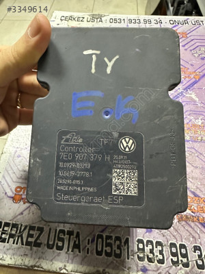 7E0907379H Volkswagen Transporter Çıkma ABS Beyin 7E0614517F