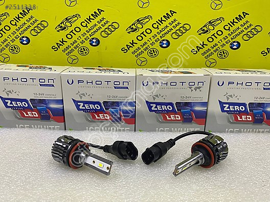 PHOTON H8-H9-H11-H16 ZERO LED /  3 PLUS FANSIZ / ICE WHİTE