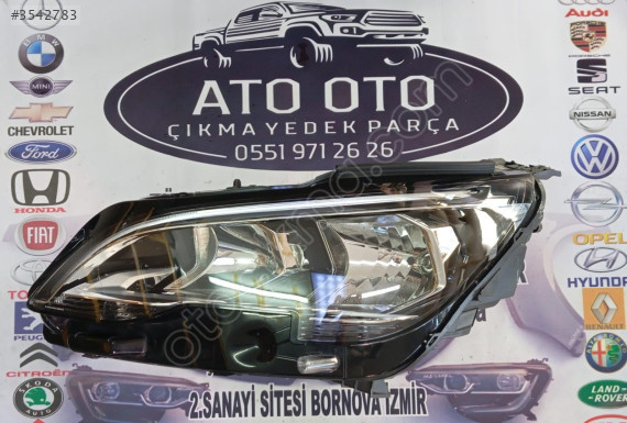 PEUGEOT 3008 ORJİNAL ÇIKMA SOL FAR