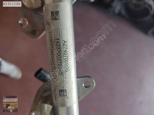 A2740700995 274 1.6 Mercedes Enjektör Kütüğü
