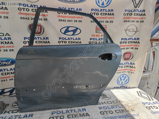 Citroen C5 Sol Arka kapı Orjinal göçük hasarlı 2001-2008