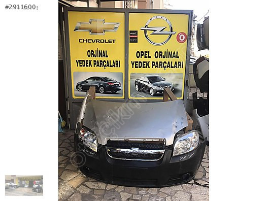 Chevrolet aveo sedan komple ön set kaput tampon far çamurluk