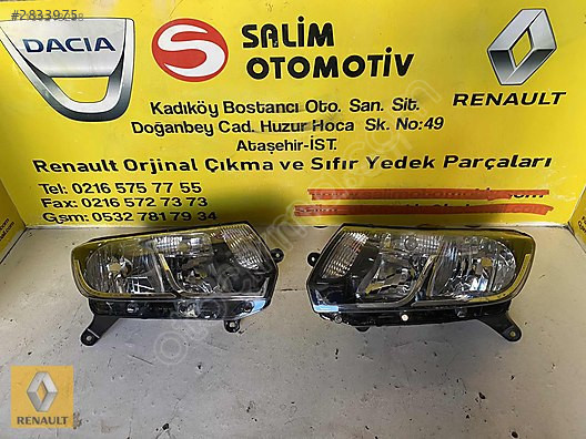 Renault Symbol Sıfır Sağ-Sol Far ve Ek Parçaları