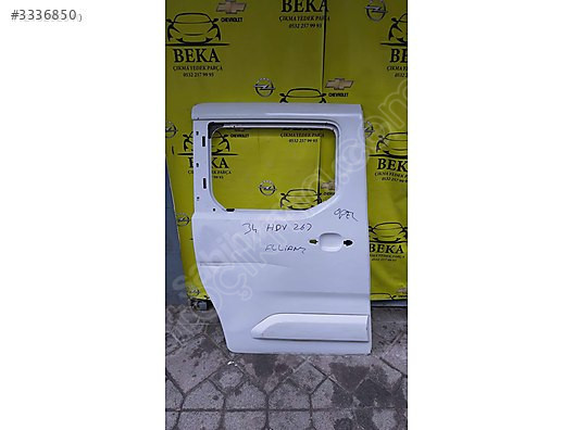 OPEL COMBO E SAĞ SÜRGÜLÜ KAPI BEYAZ ÇIKMA ORJİNAL YEDEK PARÇA