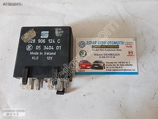 028906124C VOLKSWAGEN CADDY 1.9 D ISITMA KONTROL ÜNİTESİ 199