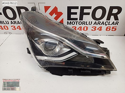 TOYOTA YARİS LEDLİ SAĞ FAR ÇIKMA ORİJİNAL PARÇA 2017-2018