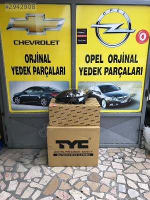 Opel astra h sol ön far içi siyah sıfır