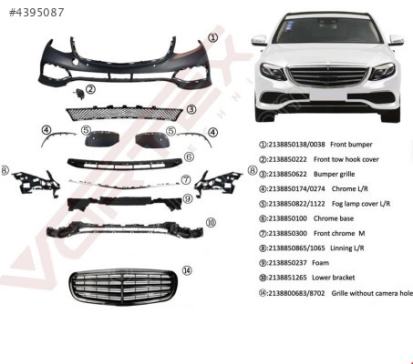 ÖN TAMPON KOMPLE EXCLUSIVE W213 2016-