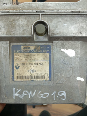 7700104956 RENAULT KANGOO 1.9 MOTOR BEYNİ 7700111206 R04080012J