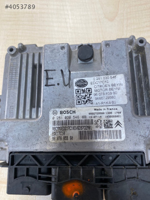 PEUGEOT PARTNER MOTOR BEYNİ 0281030546 / 9807885980