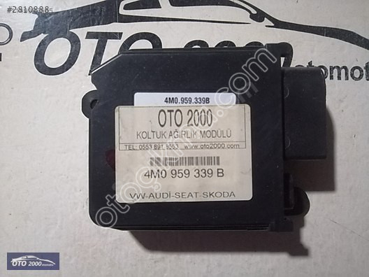 4M0959339B JETTA 2015-2018 KOLTUK AĞIRLIK MODÜLÜ