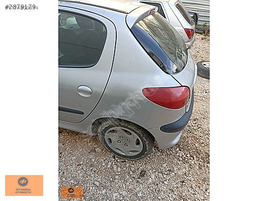 PEUGEOT 206 SOL ARKA ÇAMURLUK ORJINAL ÇIKMA 