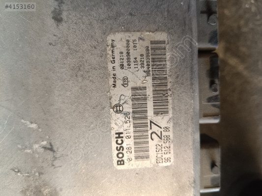 Peugeot 206 2.0 HDİ Motor Beyni 0281011525 9658373080