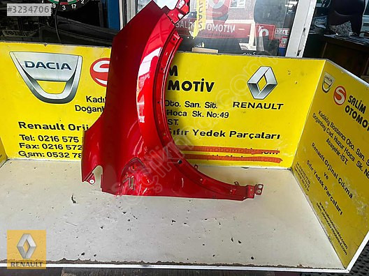 RENAULT CAPTUR 2023 ÇIKMA ORJİNAL KIRMIZI SAĞ ÇAMURLUK VE DİĞER
