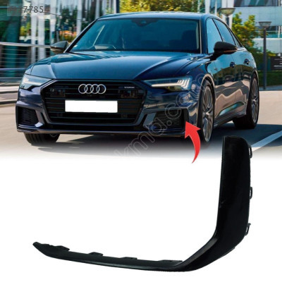 Audi A6 Tampon Kapağı Süs Çıtası Parlak Siyah Sol 4K0807967A